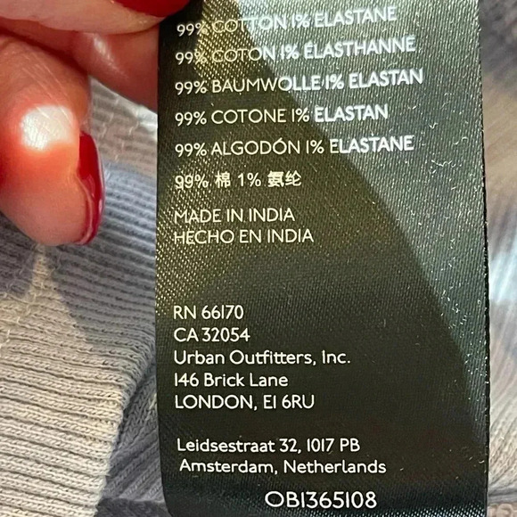 Maeve By Anthropologie Ribbed Mock Neck Tee, Sz. XS, Blue/Lavender, Short Sleeve - Picture 8 of 14